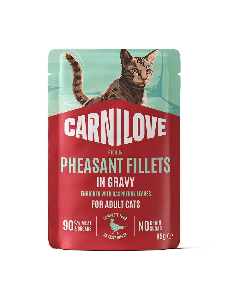 Adult Pouches med Fasan Våtfoder för Katt - 24 st x 85 g