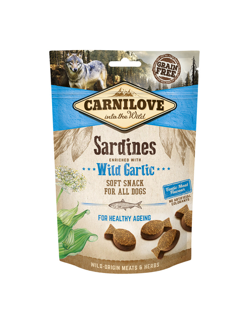 Semi Moist Snack Hundgodis Sardiner - 200 g