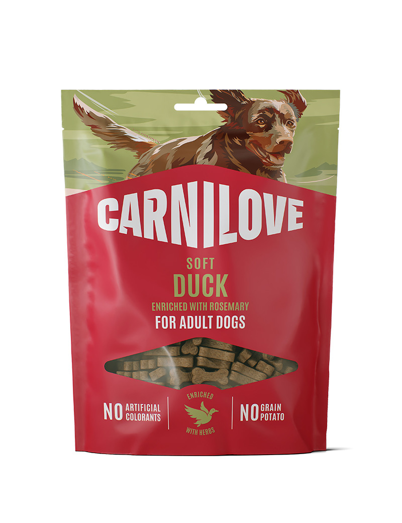Semi Moist Snack Hundgodis Anka - 200 g