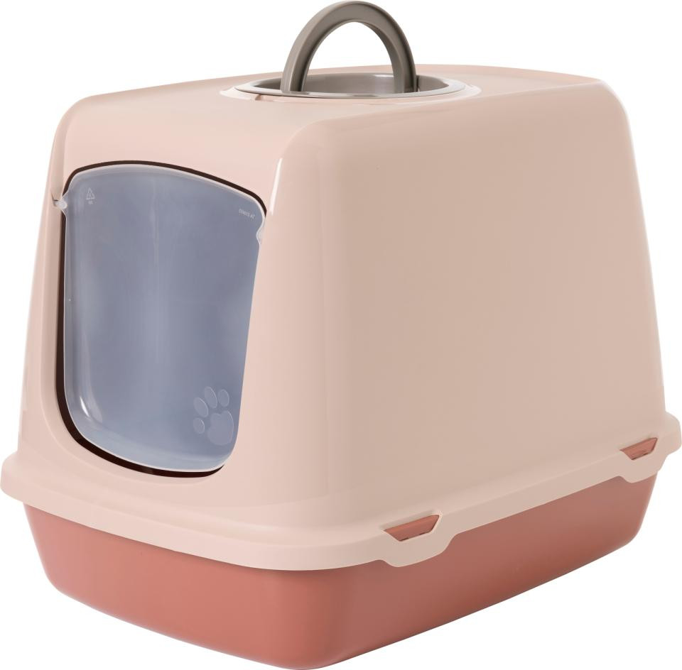 Kattlåda Oscar - Rosa/tuscan röd