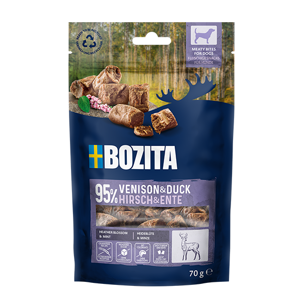 Meaty Bites Venison & Duck Hundgodis - 70 g