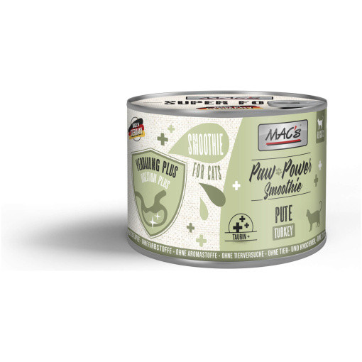 Paw Power Smoothie Kalkon för Katt - 6 x 200 g