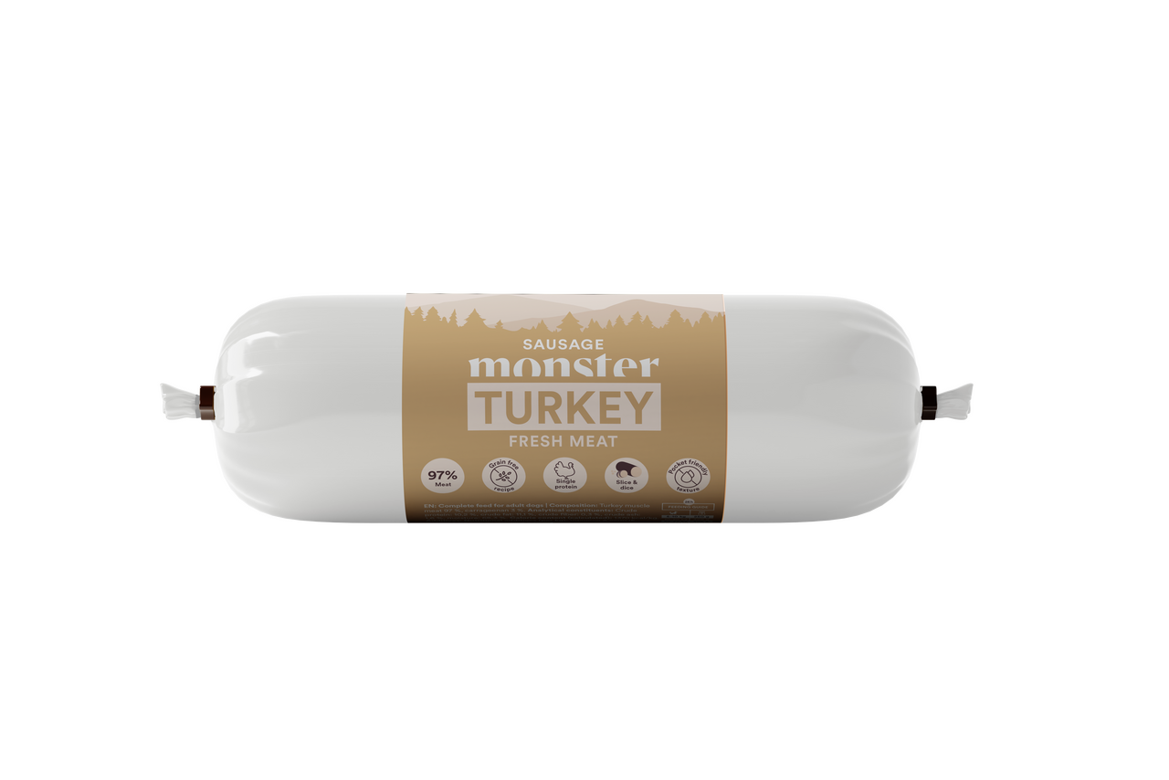 Dog Sausage Turkey Hundfoder - 80 g