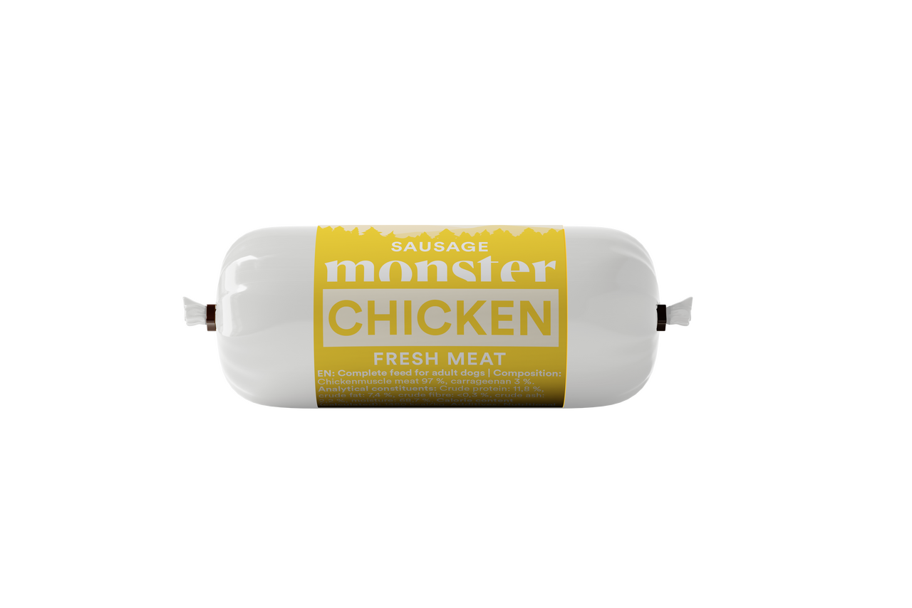Dog Sausage Chicken Hundfoder - 80 g
