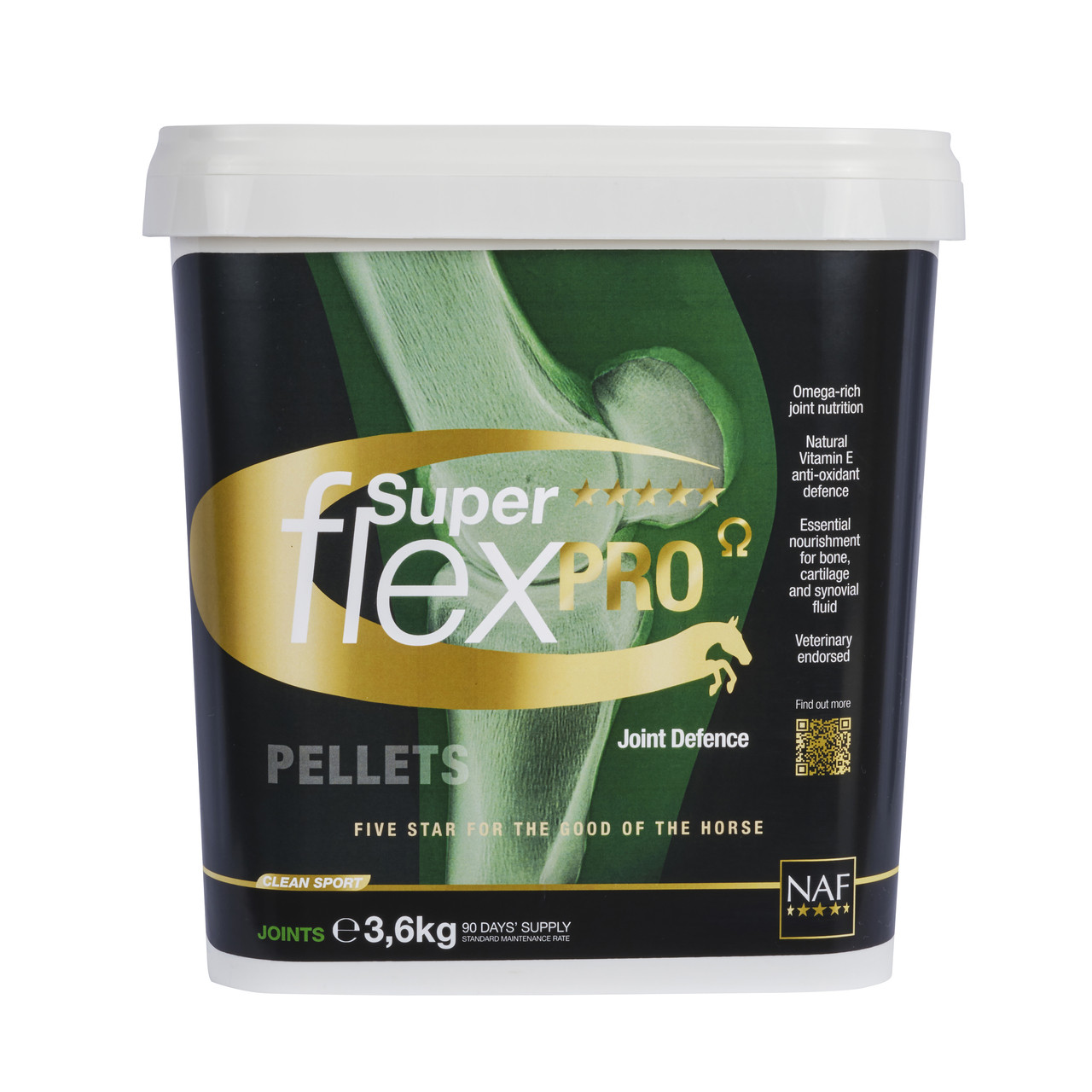 Superflex Pro Ω fodertillskott för häst - 3,6 kg | Djurtyp - Häst - Fodertillskott - Lugnande | DogStyle