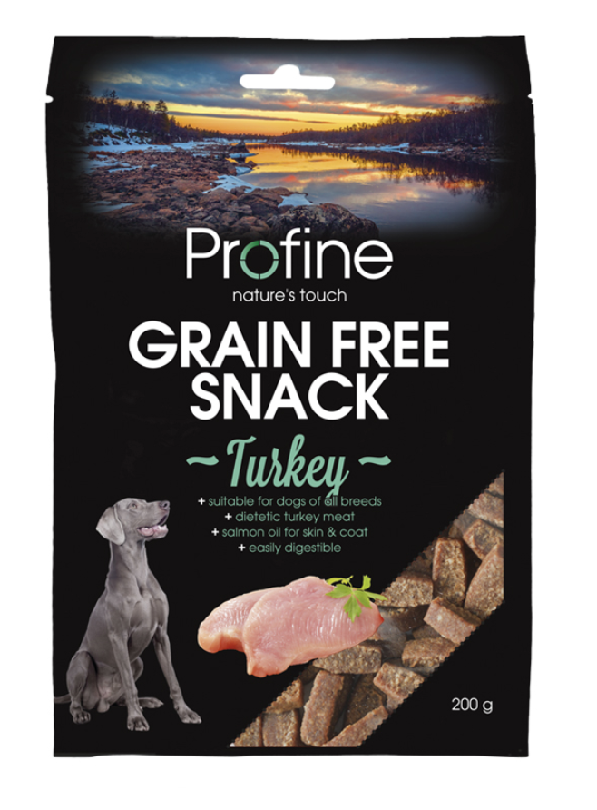 Hundgodis Semi Moist Grain Free Kalkon - 200 g