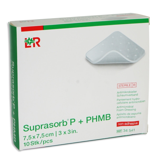 Suprasorb kompress - 7,5 x 7,5 cm, 10 st | Djurtyp - Hund - Hundapotek - Sårvård - Kompresser | DogStyle