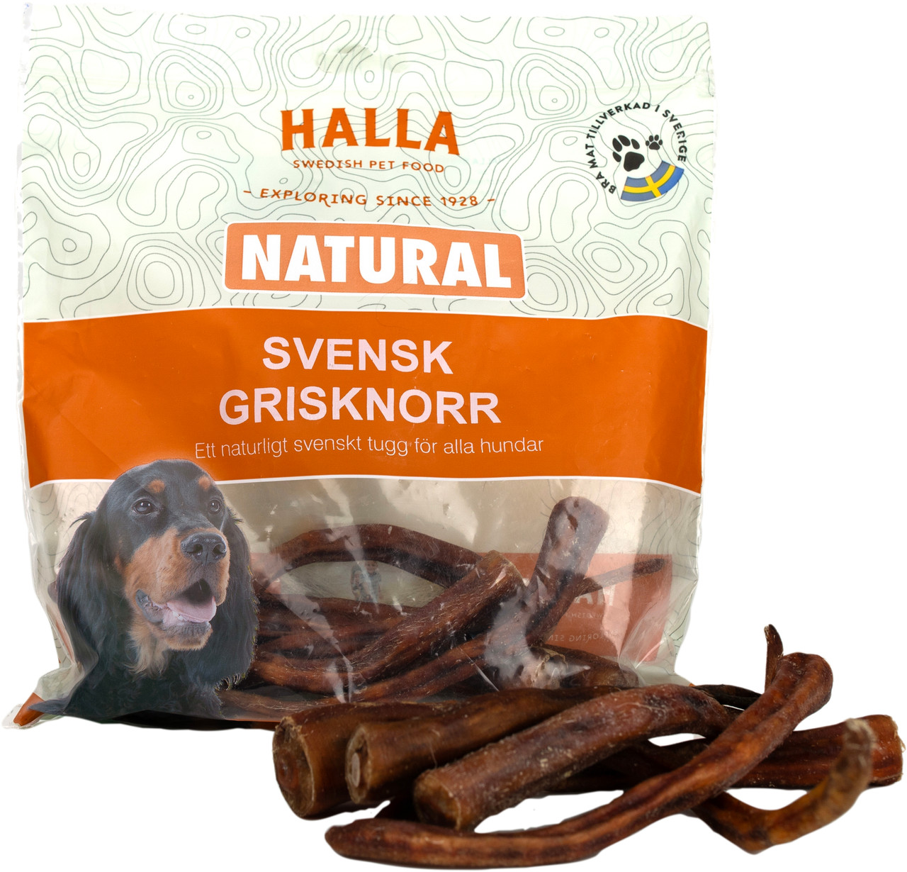 Svensk grisknorr hundgodis - 180 g