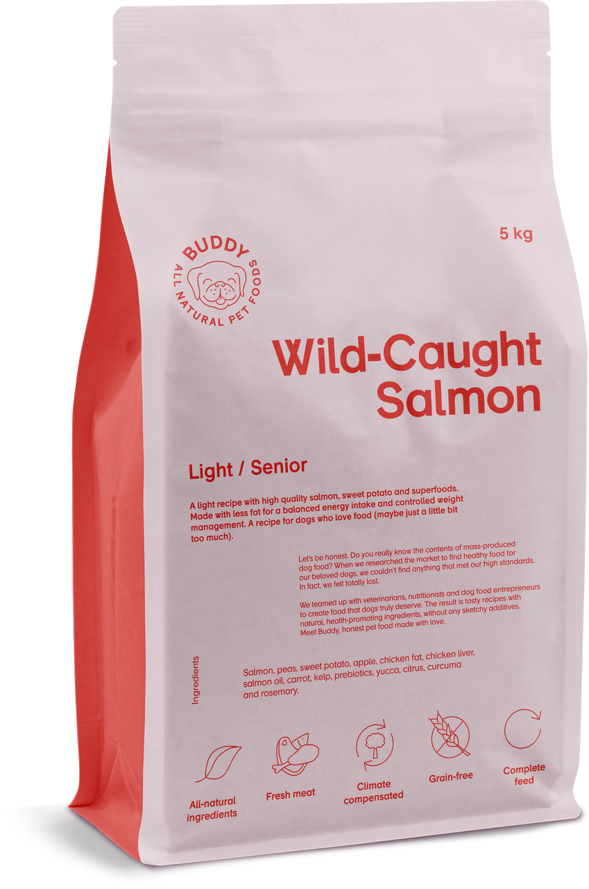 Wild Caught Salmon Torrfoder f&ouml;r Hund - 5 kg