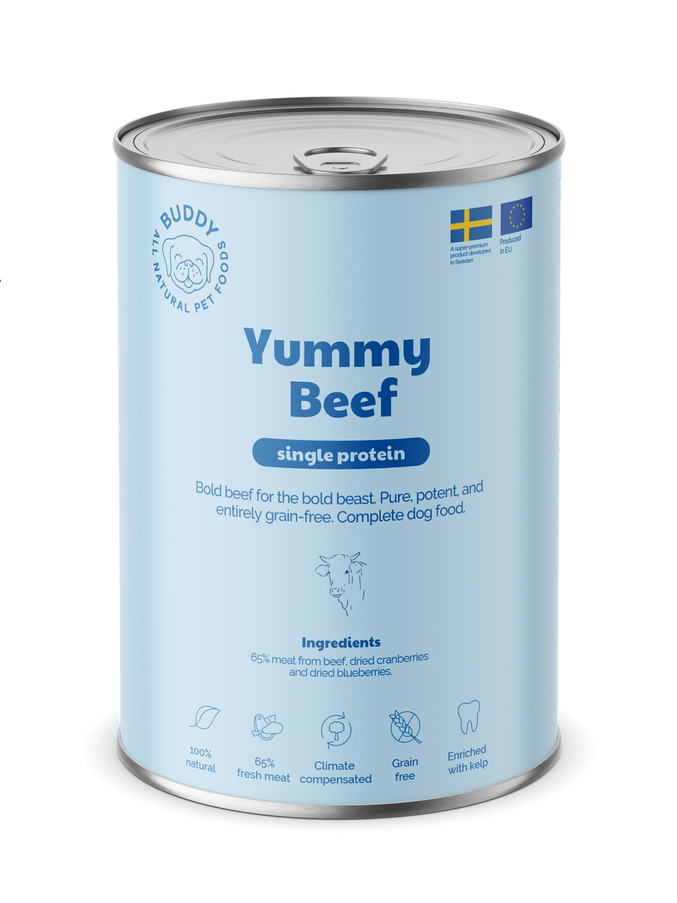 Yummy Beef Våtfoder för Hund - 6 x 400 g