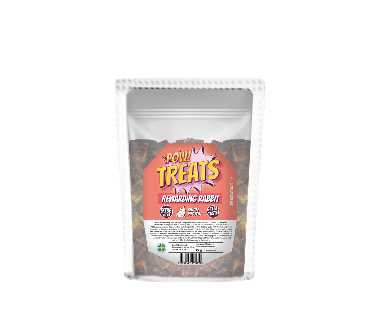 Hundgodis Rewarding Rabbit - 50 g