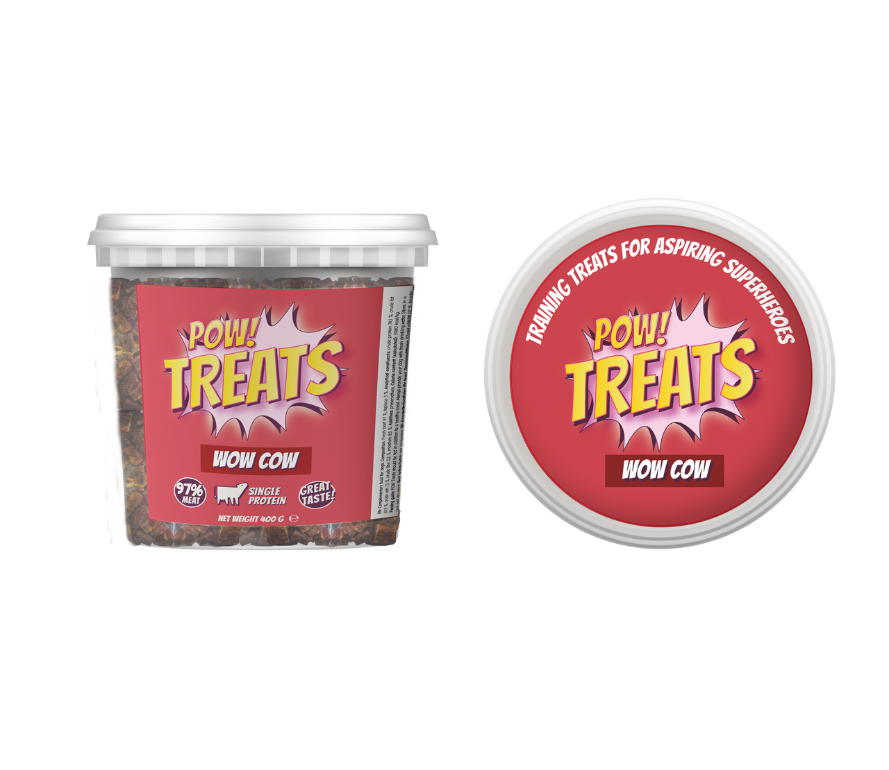 Hundgodis Wow Cow - 400 g