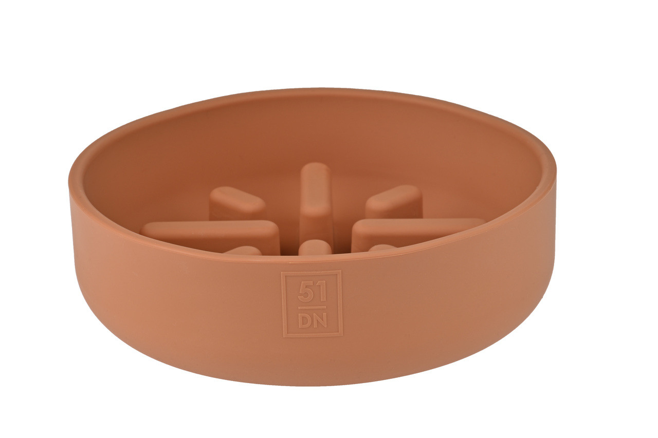 Matskål Slowfeeder till Hund - 700 ml / Terracotta