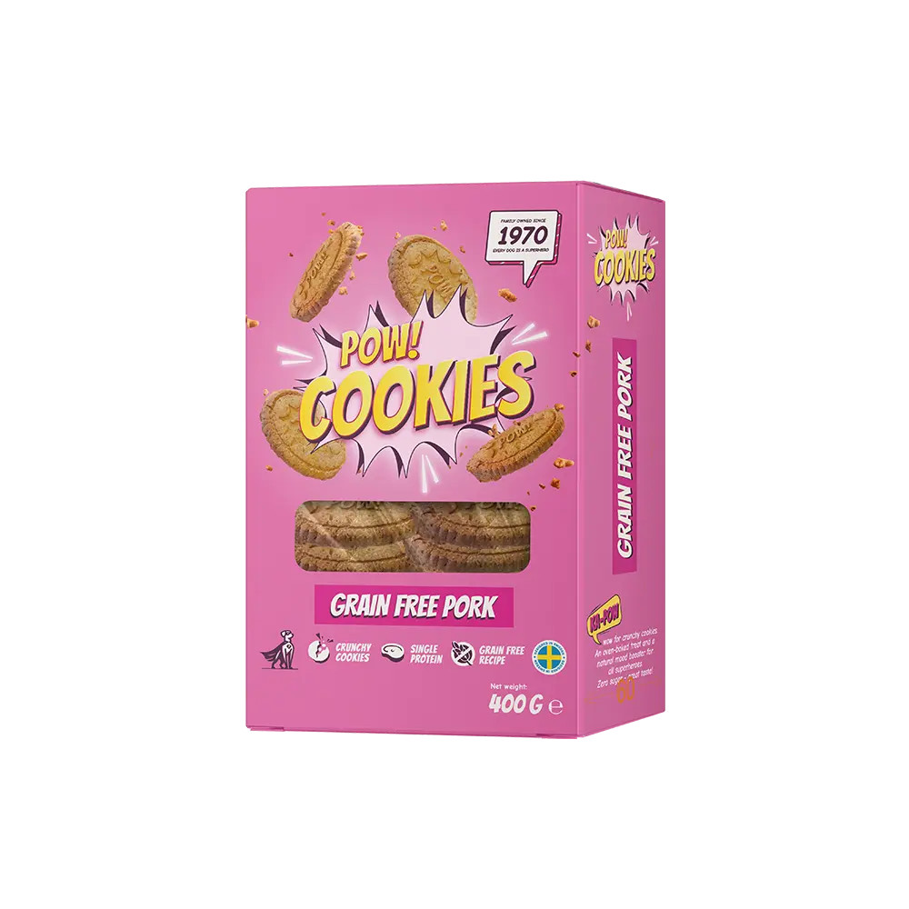 Hundgodis Cookie Grain Free Pork - 400 g