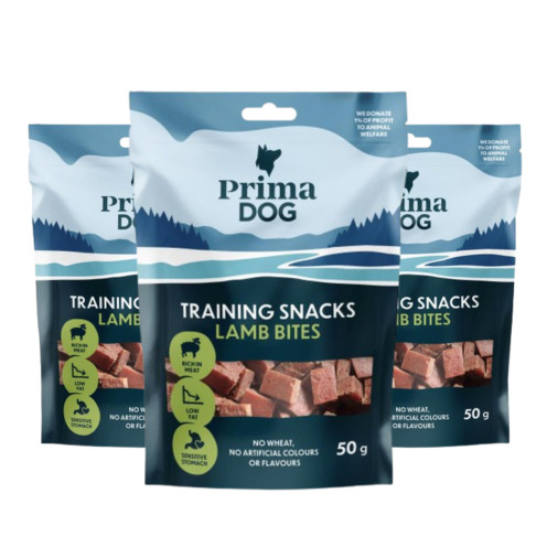 3-pack Training Snacks Lammbitar - 3 x 50 g