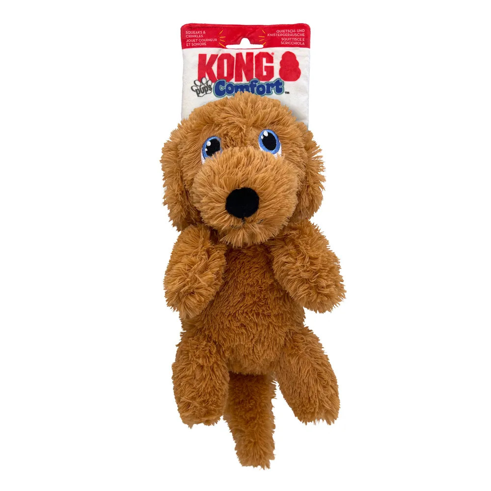 KONG Comfort Pups Nalle Hundleksak - Brun