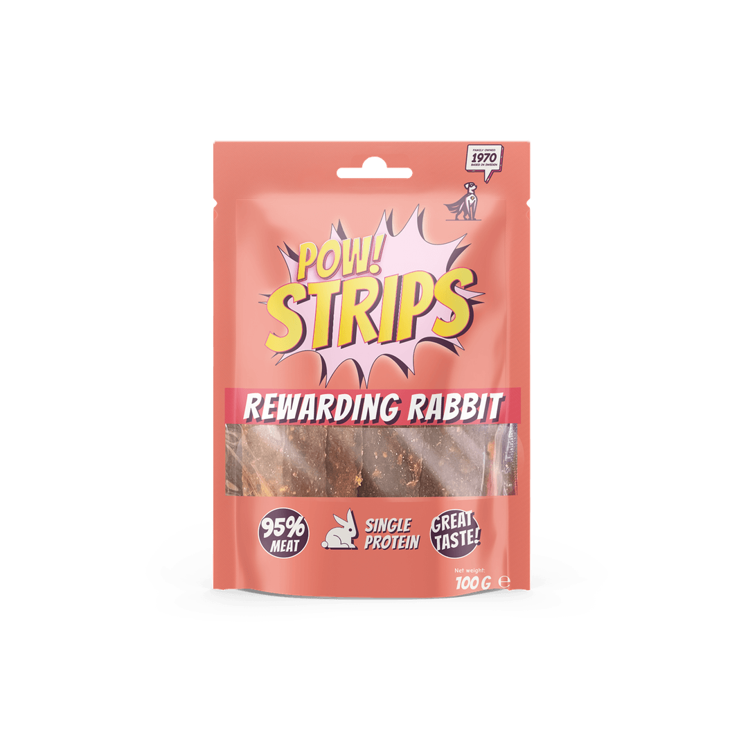 Hundgodis Strips Rewarding Rabbit - 100 g