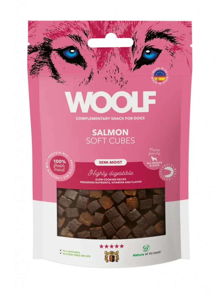 Soft Cubes Lax Hundgodis - 100 g
