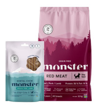 Köp Dog Grain Free Adult Red Meat - få Dental Chew på köpet!