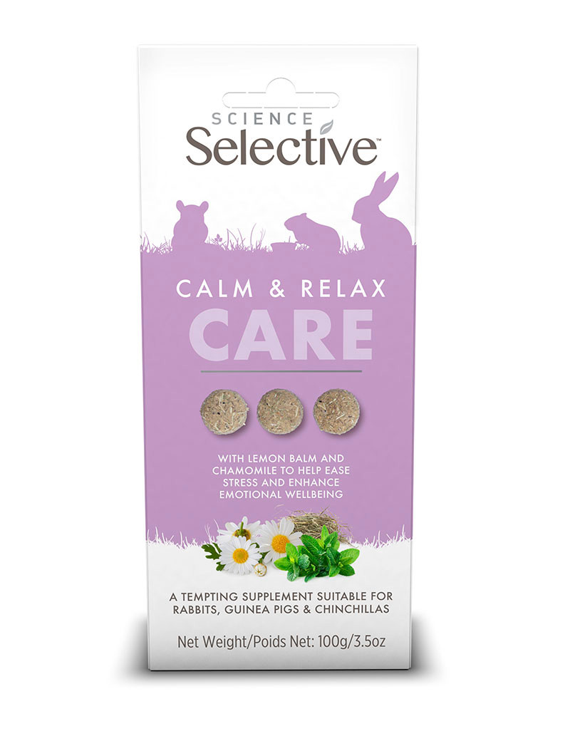 Calm & Relax Care fodertillskott till smådjur - 100 g | Djurtyp - Kanin - Fodertillskott | DogStyle