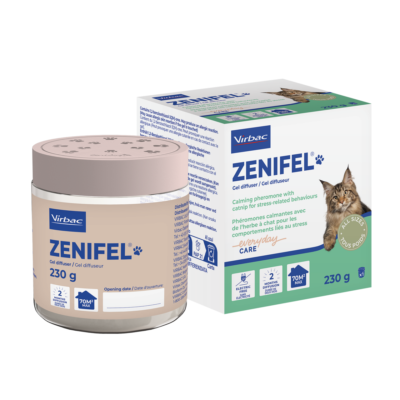 Zenifel Diffusionsgel till Katt - 230 g
