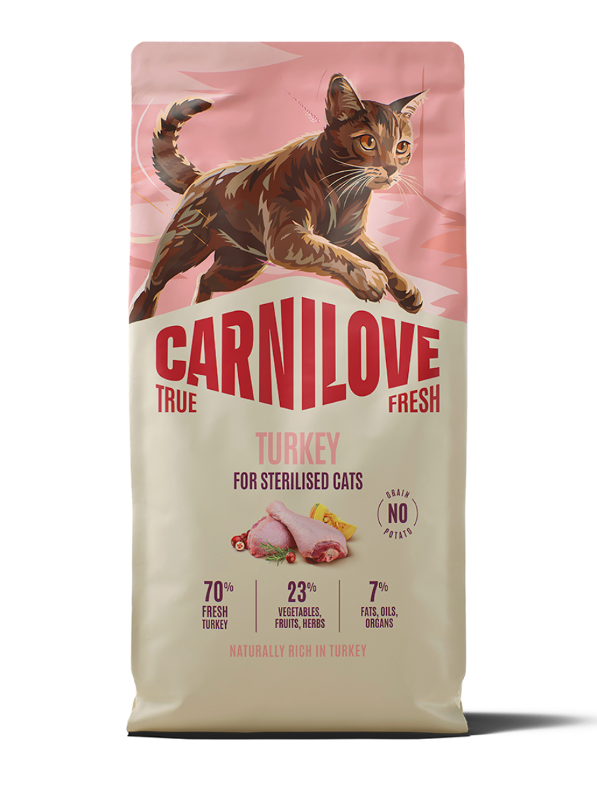 True Fresh Turkey Sterilised Torrfoder till Katt - 6 kg