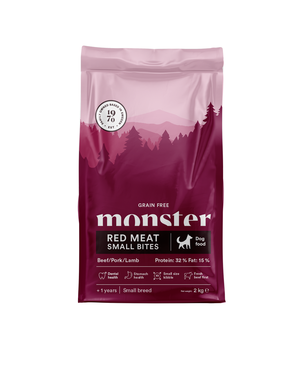 Dog Grain Free Adult Red Meat Small Bites - 2 kg