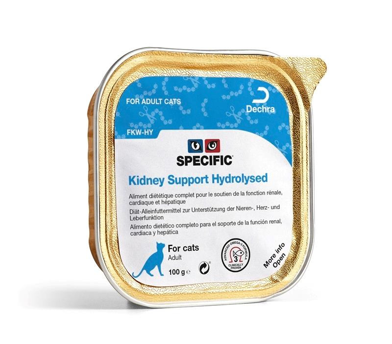 Kidney Support Hydrolysed FKW-HY Våtfoder till Katt - 7 x 100 g | Djurtyp - Katt - Kattmat - Veterinärfoder | DogStyle