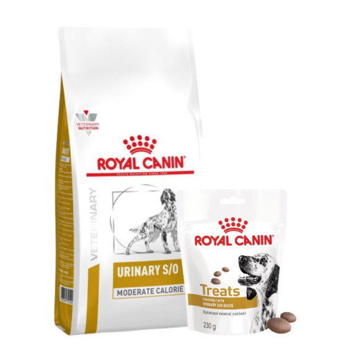 Köp Veterinary Diets Dog Urinary S/O Moderate Calorie 12 kg - få godis på köpet! - 12 kg + 230 g | Djurtyp - Hund - Hundmat - Veterinärfoder | DogStyle