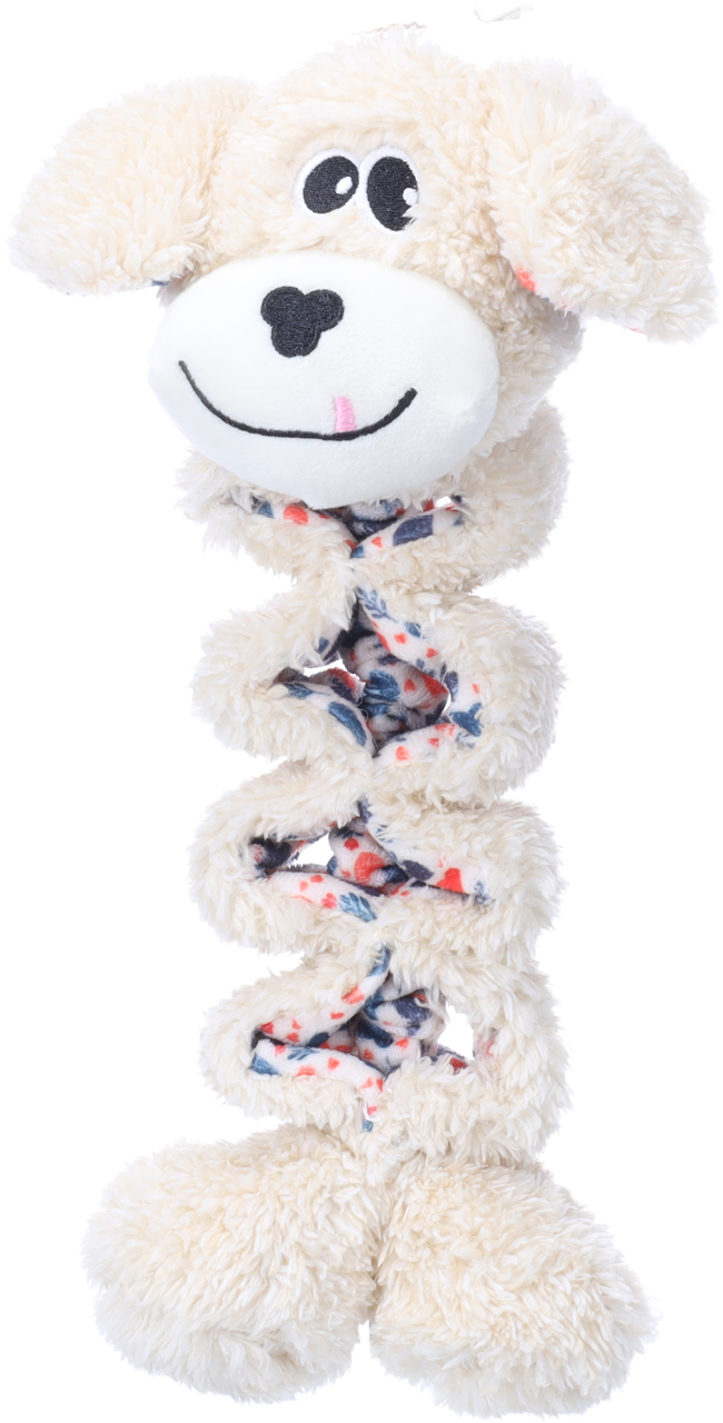 Hundleksak Plysch Bungee Hund - Hundleksak Hund