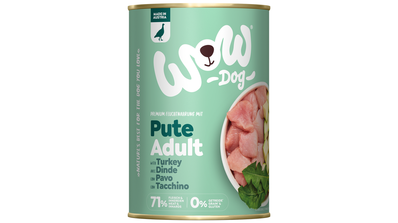 Dog Adult Turkey Paté Våtfoder till Hund - 6 x 400 g