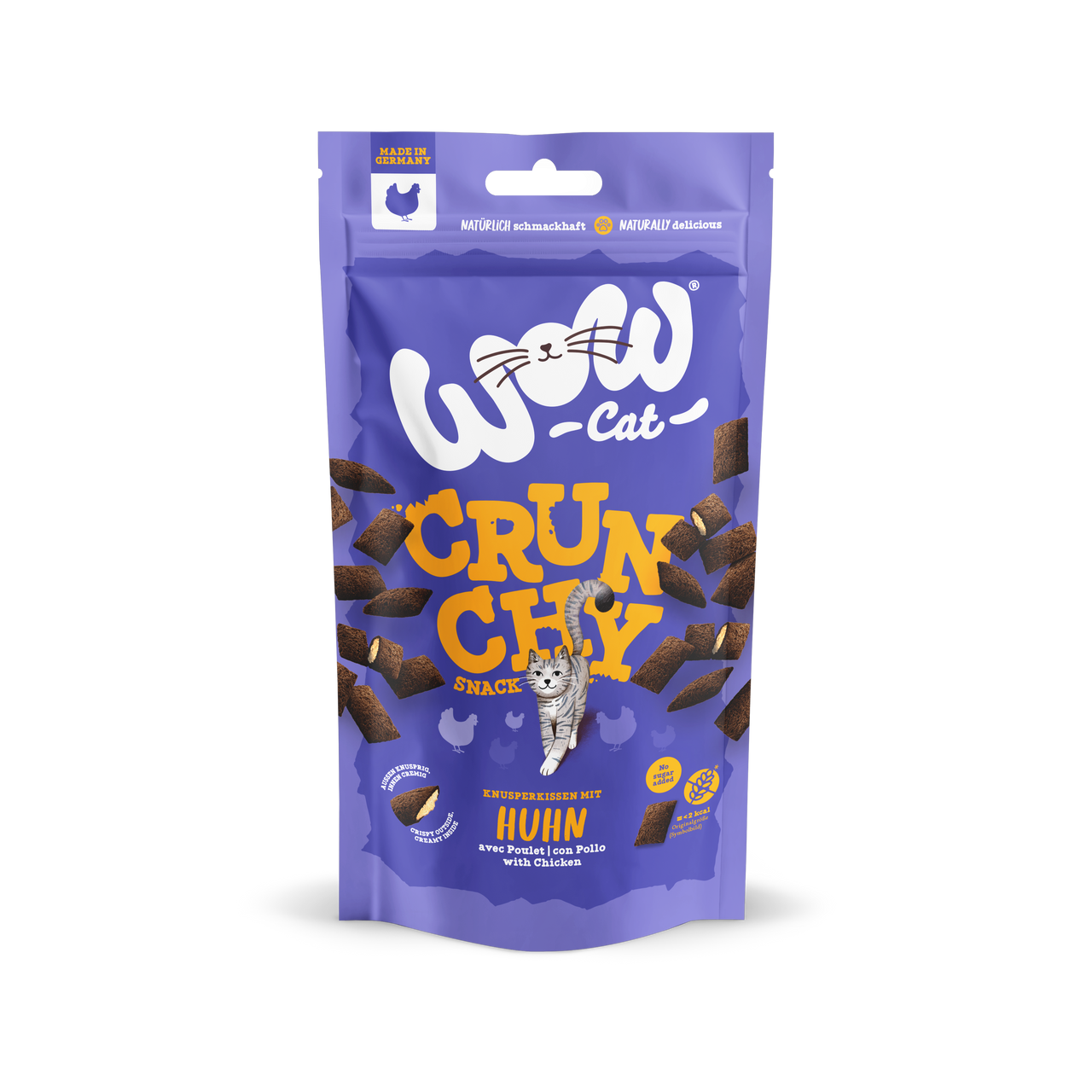 Crunchy Snack Chicken Kattgodis - 60 g