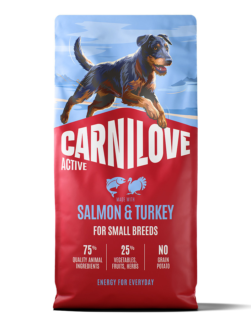 Salmon & Turkey Adult Small Breed Torrfoder för Hund - 12 kg | Djurtyp - Hund - Hundmat - Torrfoder | DogStyle