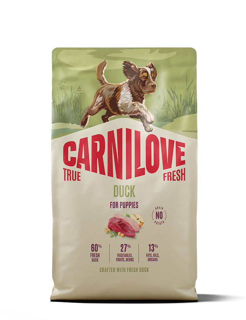 True Fresh Duck Puppy Torrfoder för Valpar - 4 kg | Djurtyp - Hund - Hundmat - Torrfoder | DogStyle