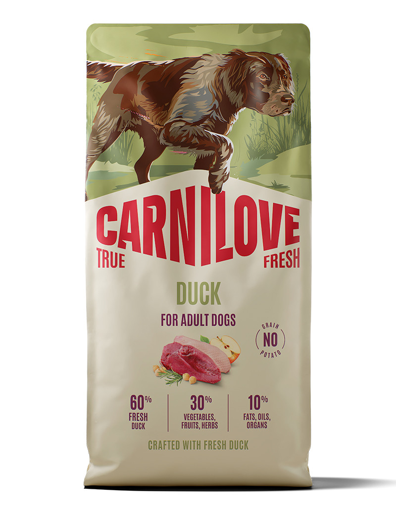 True Fresh Duck Adult All Breed Torrfoder för Hund - 12 kg | Djurtyp - Hund - Hundmat - Torrfoder | DogStyle
