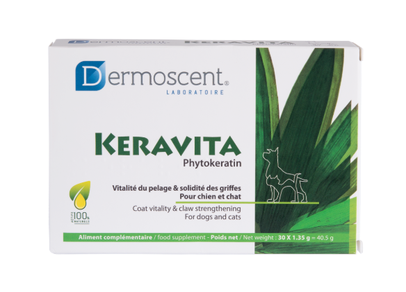 Keravita® Tuggtabletter för hud & päls - 30 tabletter | Djurtyp - Hund - Hundapotek - Hudvård | DogStyle