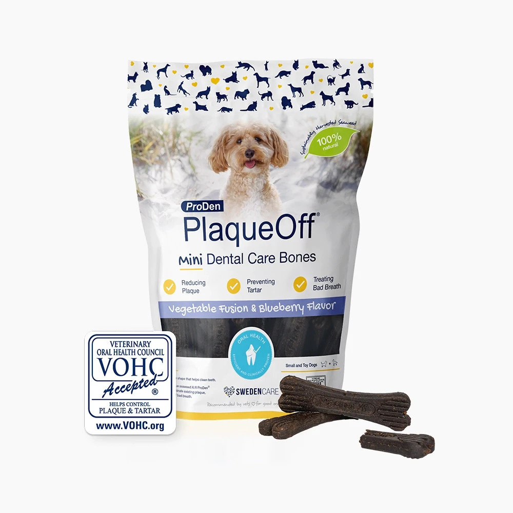 ProDen PlaqueOff&reg; Mini Dental Bone Tuggben till Hund - 340 g