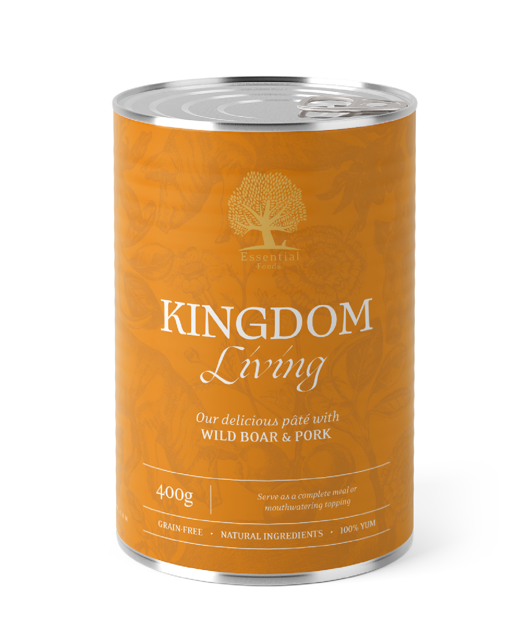 Essential Kingdom Living Paté Hundfoder - 6 x 400 g | Djurtyp - Hund - Hundmat - Torrfoder | DogStyle