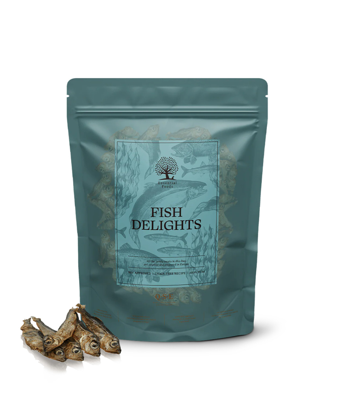 Essential Tiny Fish Delights Hundgodis - 90 g