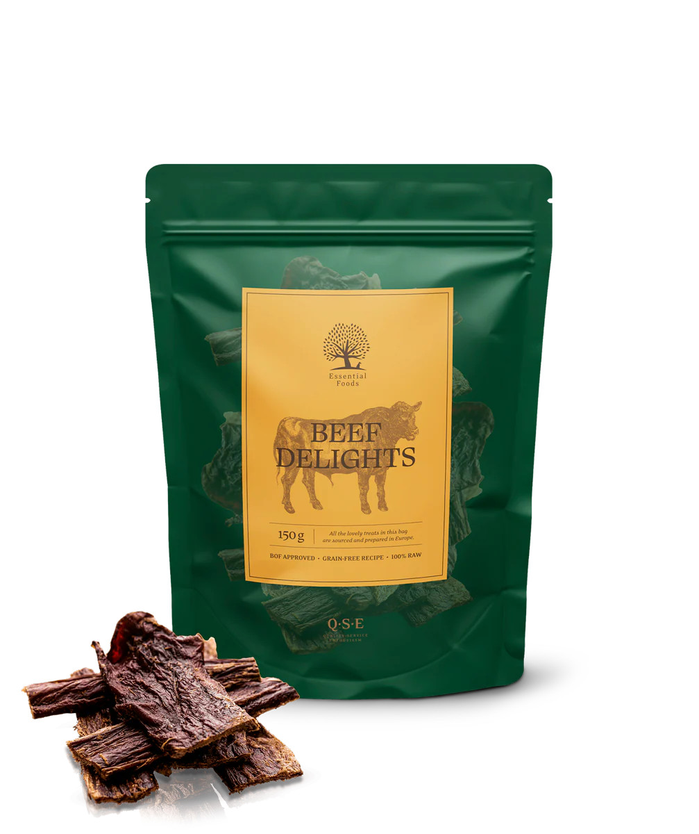Essential Beef Delights Hundgodis - 150 g