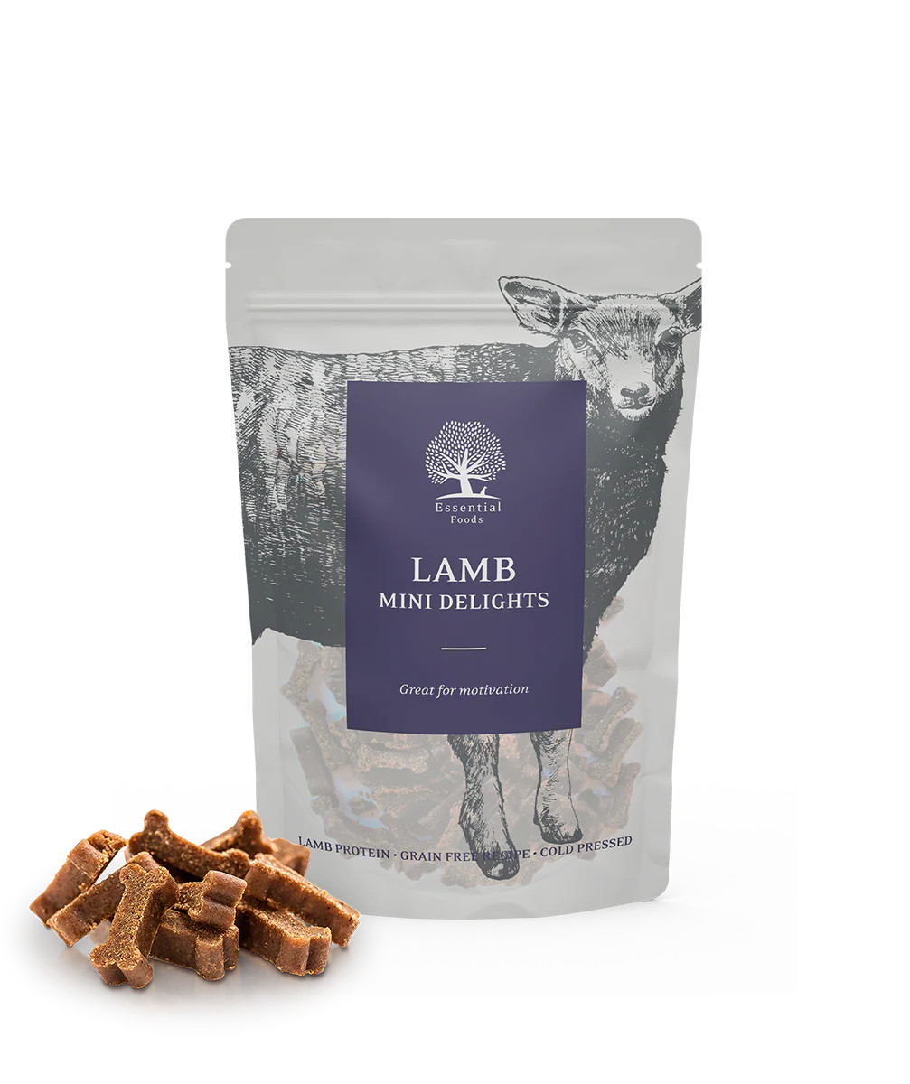 Essential Lamb Mini Delights Hundgodis - 100 g