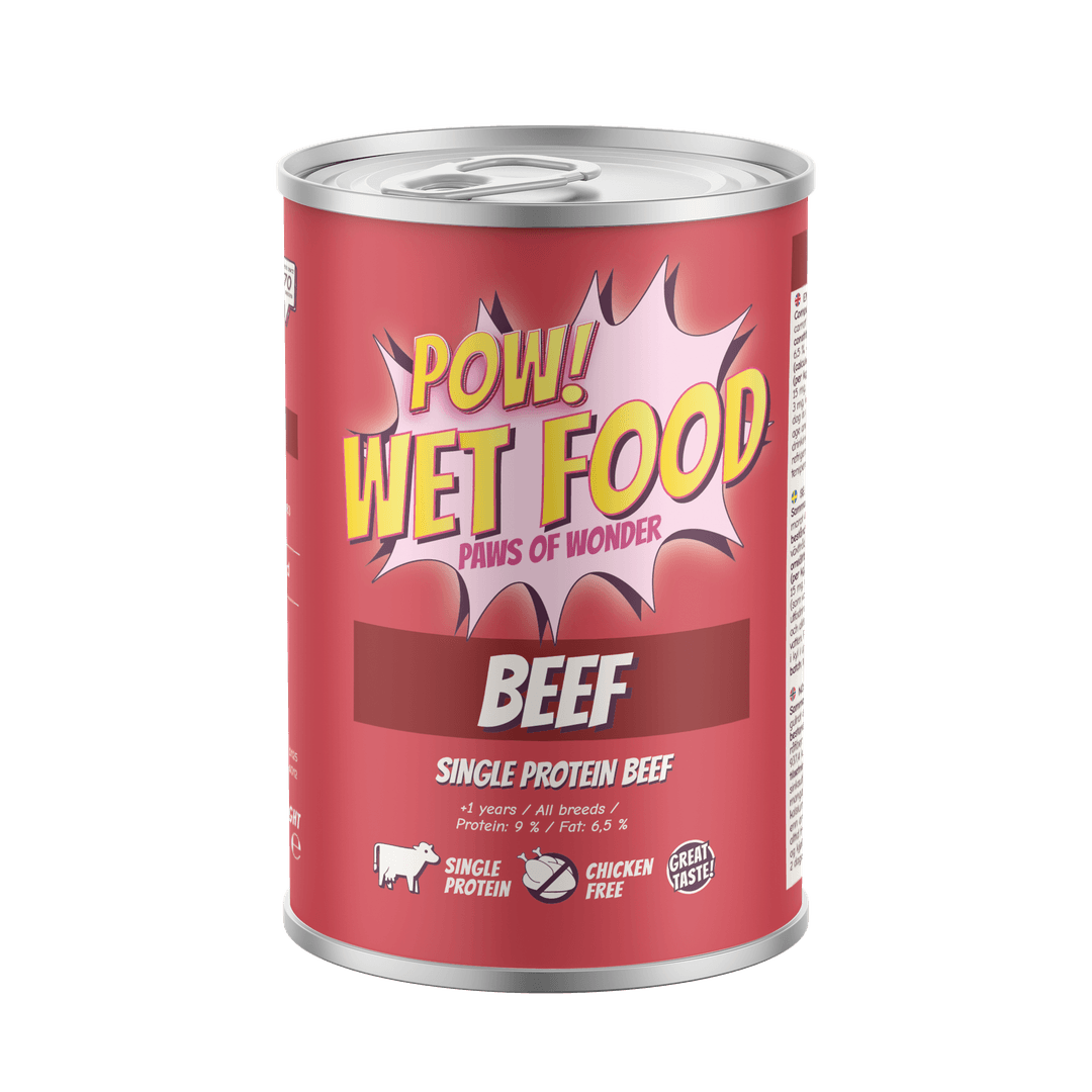 POW! Dog Adult Beef Can - 400 g