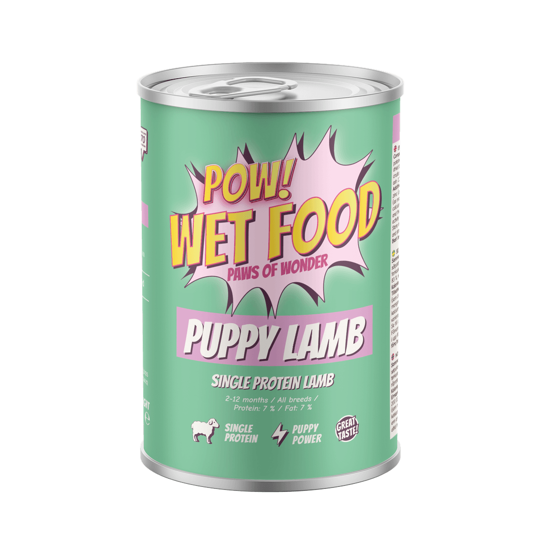 POW! Dog Puppy Lamb Can - 400 g