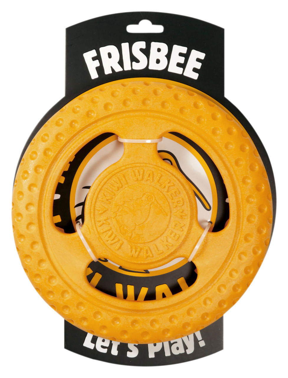 Frisbee i kraftig TPR Hundleksak - Orange