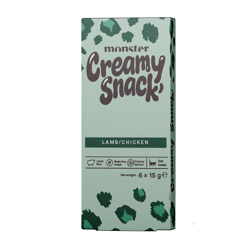 Creamy Snack Lamb Chicken Kattgodis - 6 x 15 g