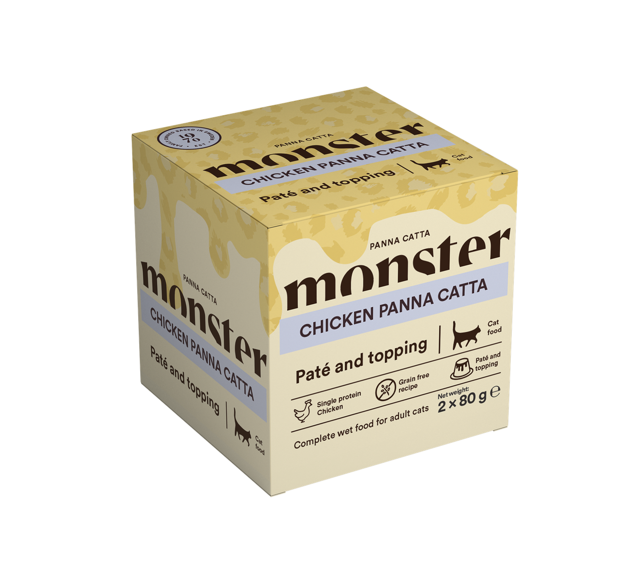 Panna Catta Chicken Paté Våtfoder till Katt - 2 x 80 g
