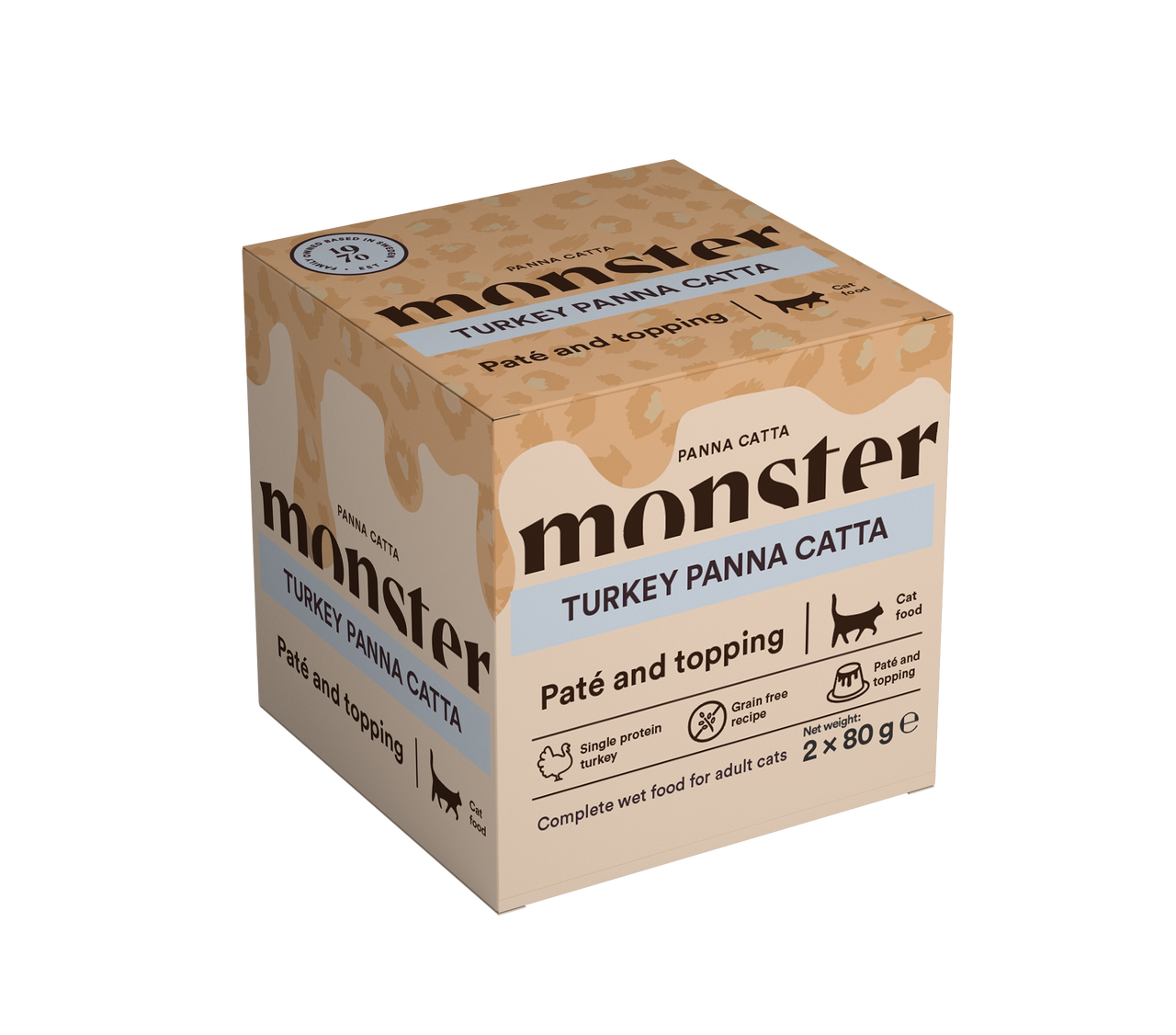 Panna Catta Turkey Paté Våtfoder till Katt - 2 x 80 g