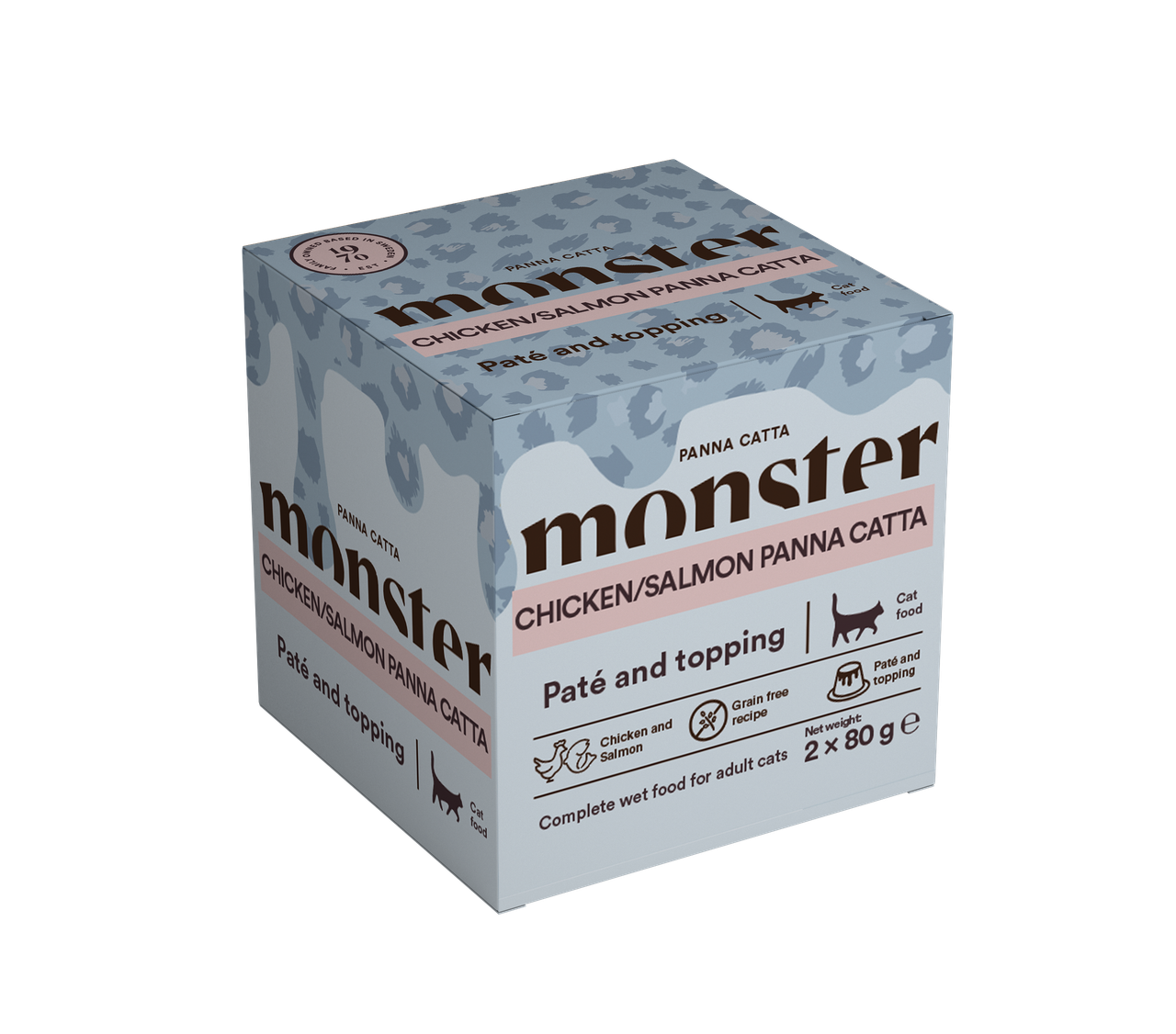 Panna Catta Chicken/Salmon Paté Våtfoder till Katt - 2 x 80 g