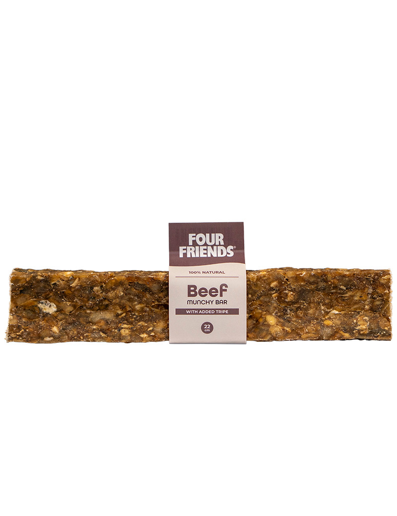 Natural Chews Beef Munchy Bar with Tripe till Hund - 22 cm
