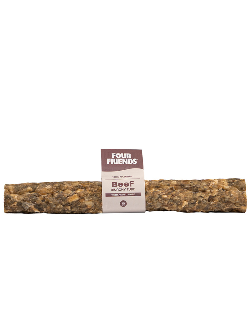 Natural Chews Beef Munchy Tube till Hund - 25 cm